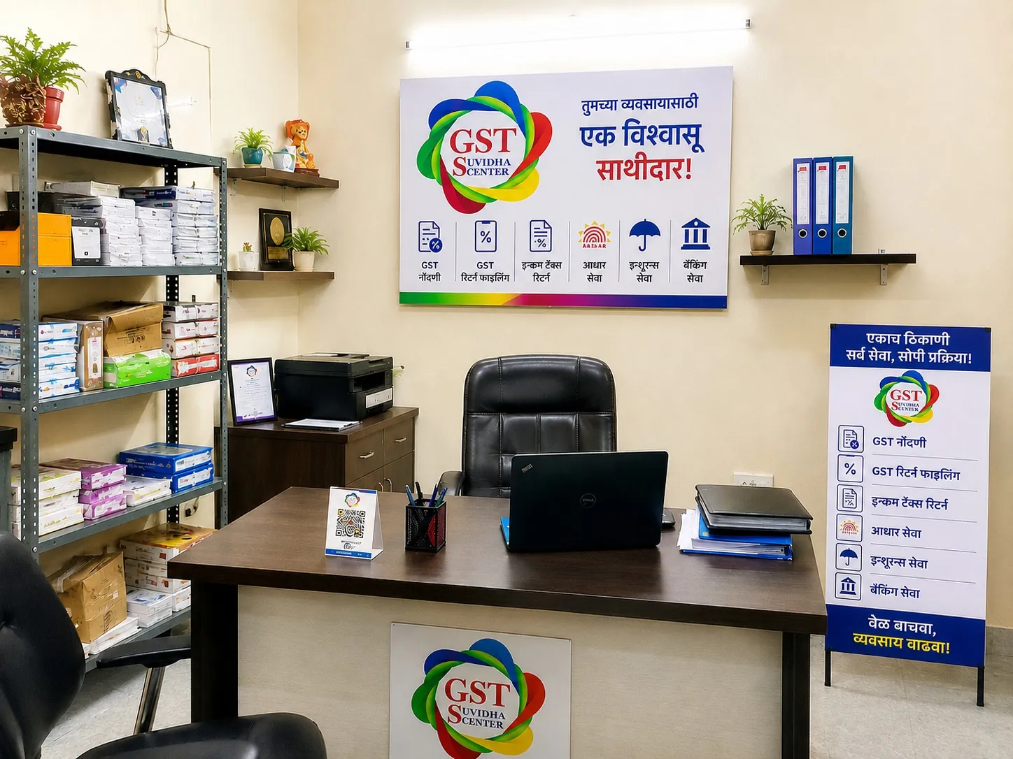 GST Suvidha Center side business grown into an enterprise