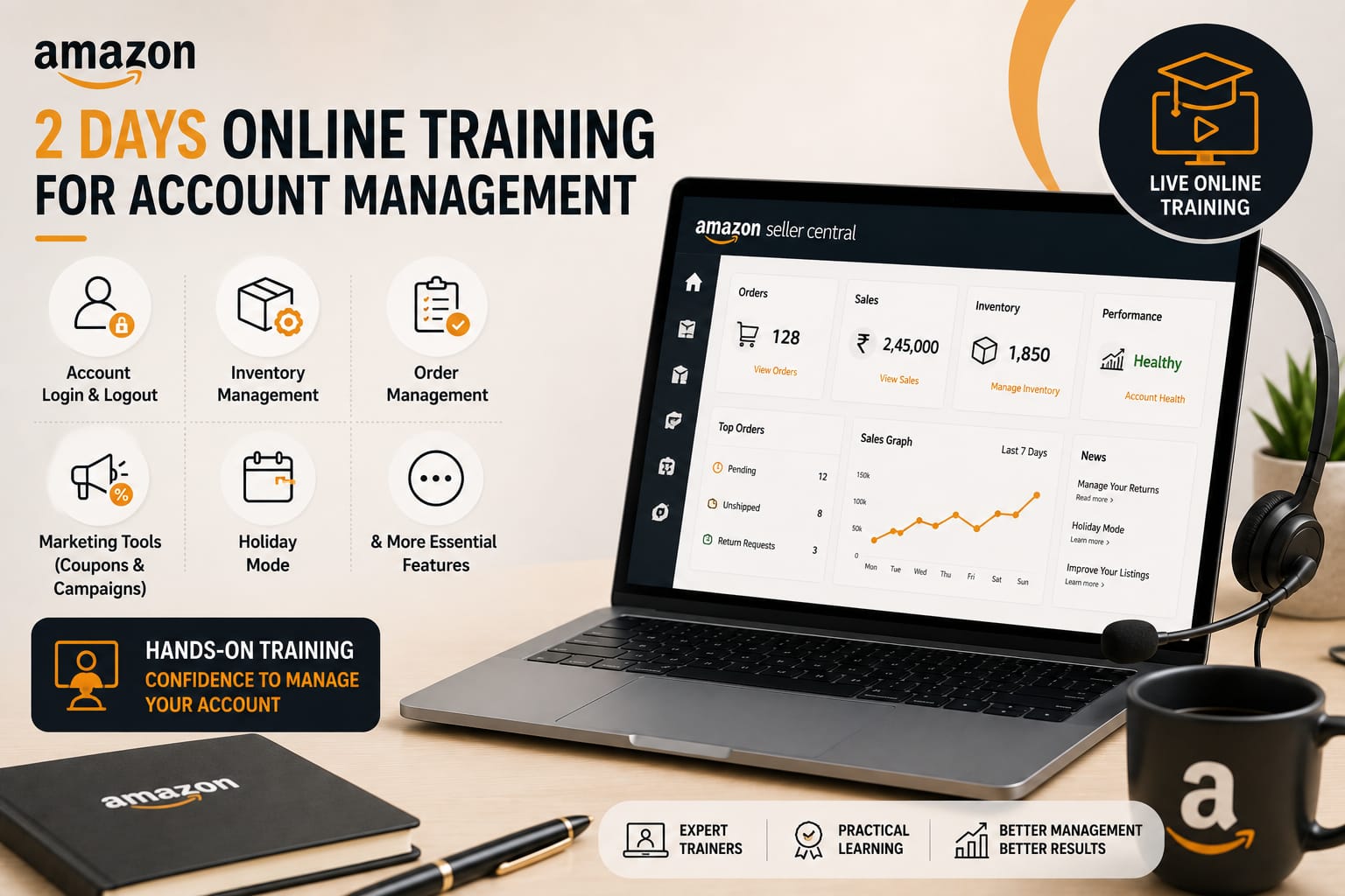 2 Days of Online Training for Account Management