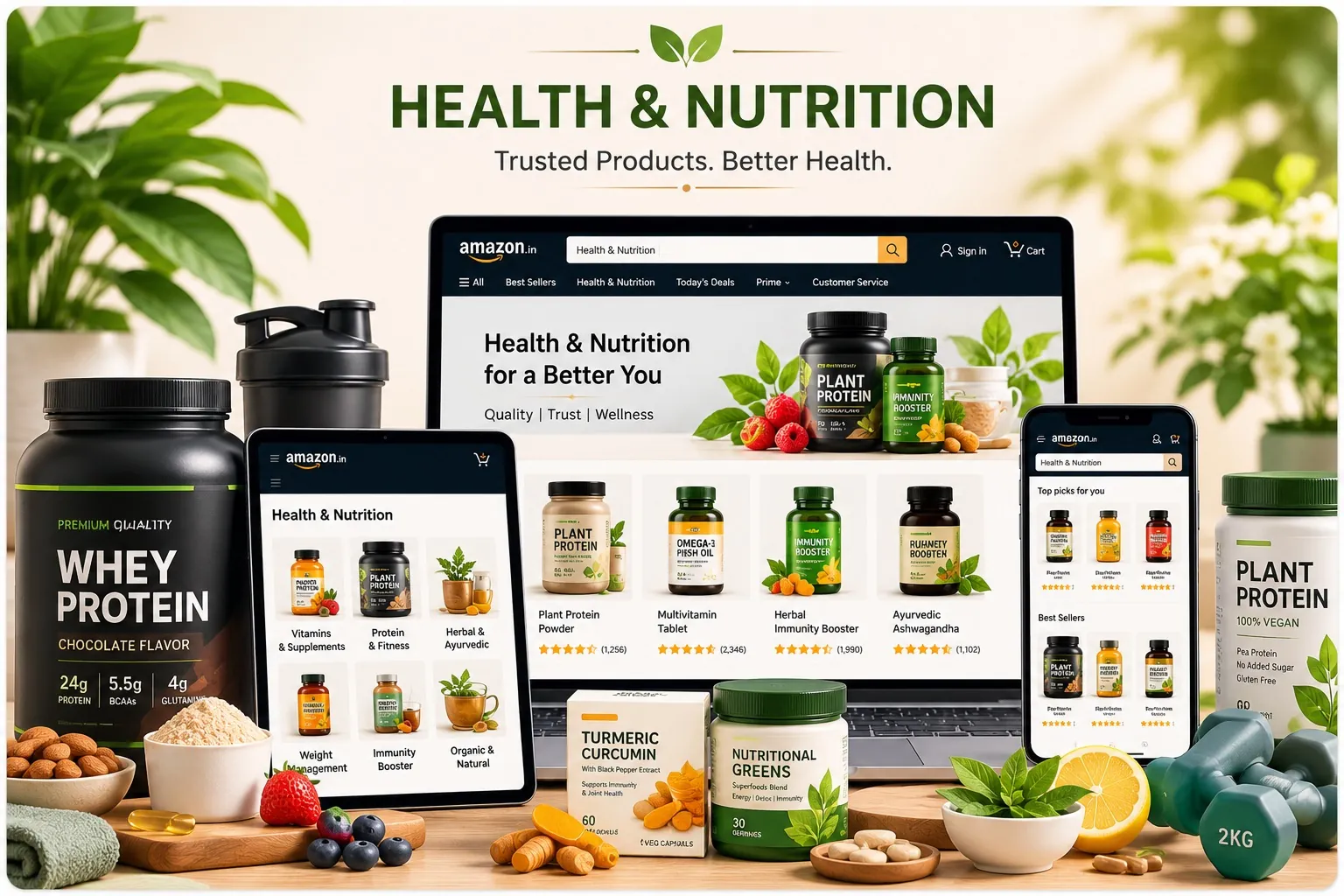 Amazon health and nutrition brand launch